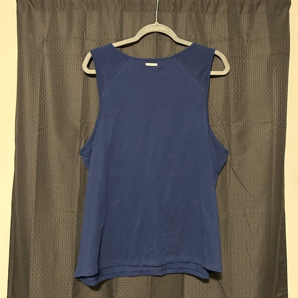 Victoria’s Secret Navy Blue Angel Heart Sleeveless Tank Women’s Size XL Long - Picture 2 of 7